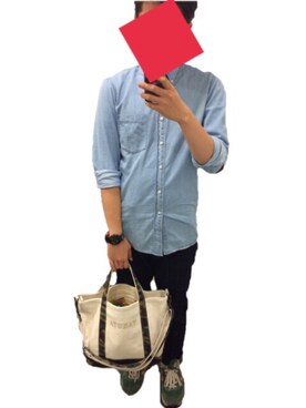 「TOMMY（トミー）のアイテム（アナログ腕時計）」を使った、Takuさん（メンズ・173cm）の秋コーディネート