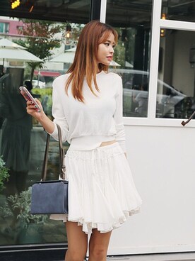 「DABAgirl（ダバガール）のアイテム」を使った、DABAgirlさん（レディース・164cm）の秋コーディネート