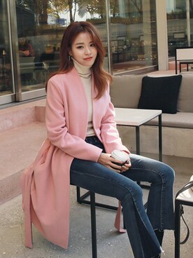 「DABAgirl（ダバガール）のアイテム」を使った、DABAgirlさん（レディース・164cm）の秋コーディネート