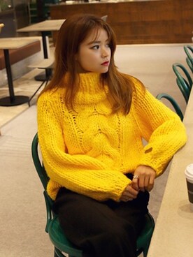 「DABAgirl（ダバガール）のアイテム」を使った、DABAgirlさん（レディース・164cm）の秋コーディネート