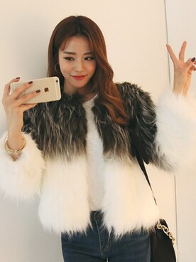 「DABAgirl（ダバガール）のアイテム」を使った、DABAgirlさん（レディース・164cm）の秋コーディネート