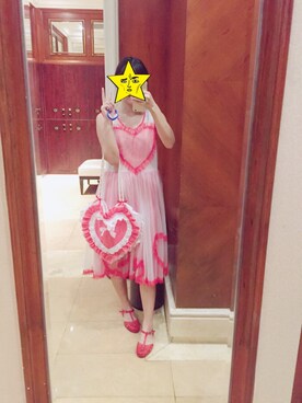「LOVE」｜「アイテム（ワンピース/ドレス）」を使った、kukkiさんさん（レディース・158cm）の夏コーディネート