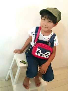 「OJISUN（オジサン）のアイテム」を使った、SOさん（キッズ・110cm）の夏コーディネート