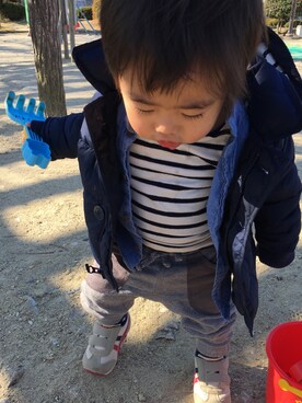 「babygap」｜「アイテム（ダウンジャケット/コート）」を使った、そーすけさん（キッズ・80cm）の冬コーディネート