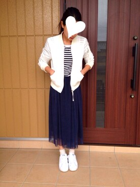 HI_MAさん（レディース・156cm）の春コーディネート