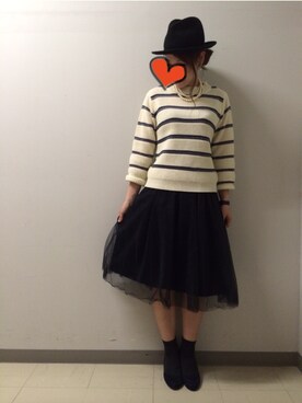 みさとさん（レディース・163cm）の秋コーディネート