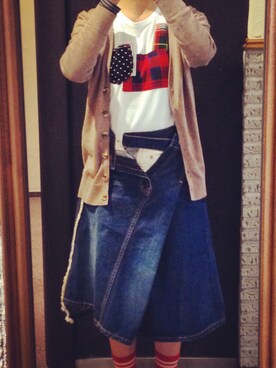 「 パッチワーク」｜Pecoさん（レディース・157cm）の春コーディネート