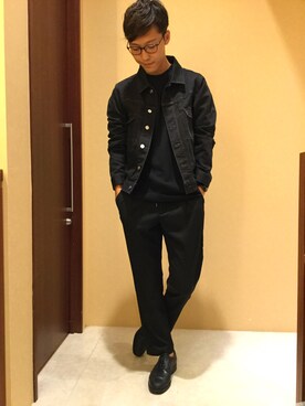 「ikka（イッカ）のアイテム（その他アウター）」を使った、シモンズさん（メンズ・171cm）の秋コーディネート