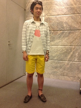 「B'2nd（ビーセカンド）のアイテム（アクセサリー）」を使った、B'2nd FUKUOKAさん（メンズ・175cm）の春コーディネート