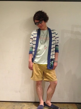 「B'2nd（ビーセカンド）のアイテム（アクセサリー）」を使った、B'2nd FUKUOKAさん（メンズ・170cm）の夏コーディネート