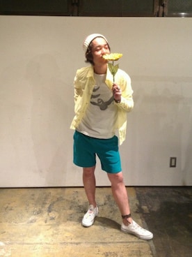 「B'2nd（ビーセカンド）のアイテム（アクセサリー）」を使った、B'2nd FUKUOKAさん（メンズ・175cm）の夏コーディネート