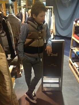 B'2nd FUKUOKAさん（メンズ・170cm）の秋コーディネート