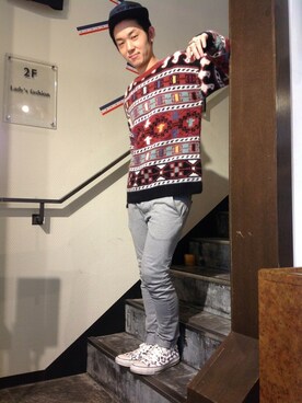 B'2nd FUKUOKAさん（メンズ・175cm）の冬コーディネート