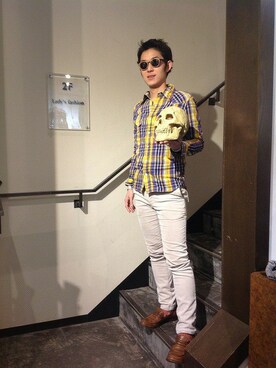 B'2nd FUKUOKAさん（メンズ・175cm）の冬コーディネート