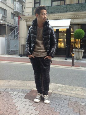 「B'2nd（ビーセカンド）のアイテム（ダウンジャケット/コート）」を使った、B'2nd FUKUOKAさん（メンズ・175cm）の冬コーディネート