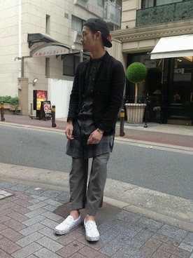 「B'2nd（ビーセカンド）のアイテム（ジャケット/アウター）」を使った、B'2nd FUKUOKAさん（メンズ・175cm）の春コーディネート