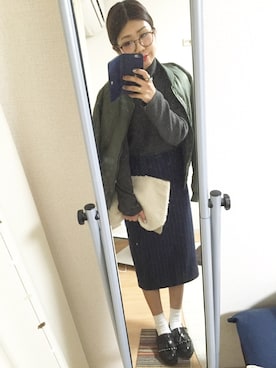 ham.さん（レディース・165cm）の冬コーディネート