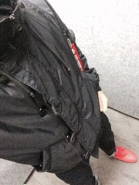 「AIR MAX」｜「アイテム（ミリタリージャケット）」を使った、ｳﾙﾄﾗﾏﾝさん（メンズ・165cm）の秋コーディネート