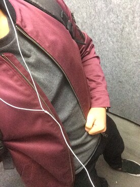 「MK MICHEL KLEIN HOMME （エムケーミッシェルクランオム）のアイテム（ブルゾン）」を使った、ｳﾙﾄﾗﾏﾝさん（メンズ・165cm）の秋コーディネート