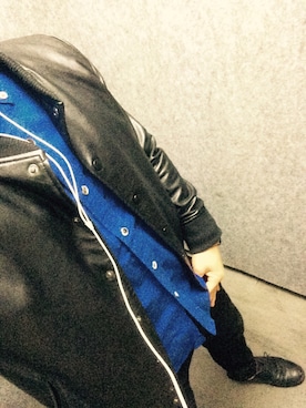 「HARE」｜「アイテム（スタジャン）」を使った、ｳﾙﾄﾗﾏﾝさん（メンズ・165cm）の秋コーディネート