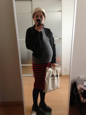 「LILY BROWN（リリーブラウン）のアイテム（ブルゾン）」を使った、eriさん（レディース・148cm）の冬コーディネート
