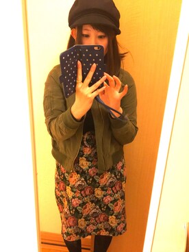 藤木 星姫さん（レディース・153cm）の冬コーディネート