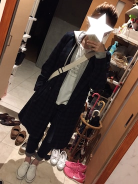 「MAISON DE REEFUR」｜「アイテム（その他アウター）」を使った、kanaさん（レディース・167cm）の秋コーディネート