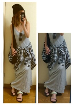 おまゆさん（レディース・156cm）の夏コーディネート