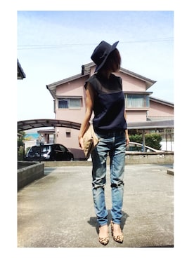 おまゆさん（レディース・156cm）の夏コーディネート