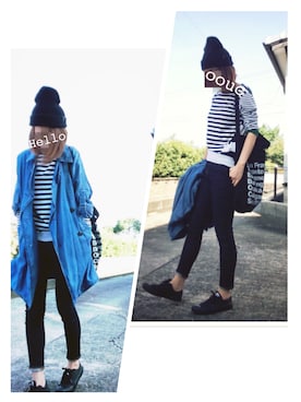 おまゆさん(レディース・156cm)の秋コーディネート