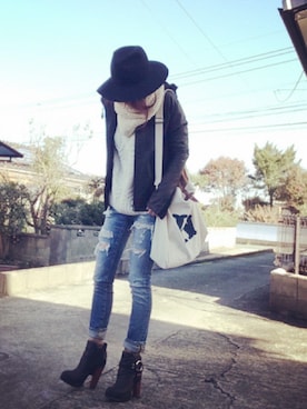 おまゆさん（レディース・156cm）の冬コーディネート