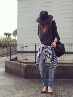 おまゆさん（レディース・156cm）の春コーディネート