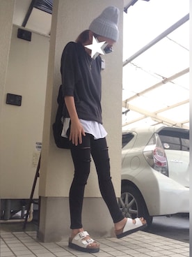 「Sixty Seven  （シックスティセブン）のアイテム」を使った、おまゆさん（レディース・156cm）の夏コーディネート