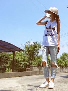 おまゆさん（レディース・156cm）の夏コーディネート