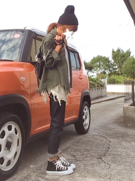 おまゆさん（レディース・156cm）の秋コーディネート