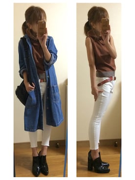 おまゆさん(レディース・156cm)の秋コーディネート