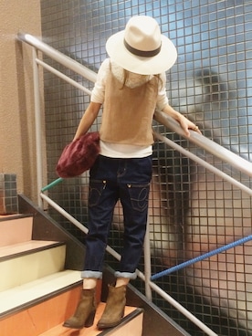 おまゆさん（レディース・156cm）の秋コーディネート