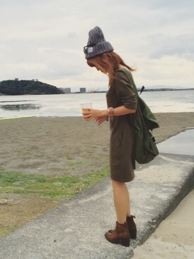 おまゆさん（レディース・156cm）の秋コーディネート