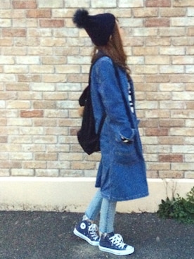 おまゆさん（レディース・156cm）の冬コーディネート