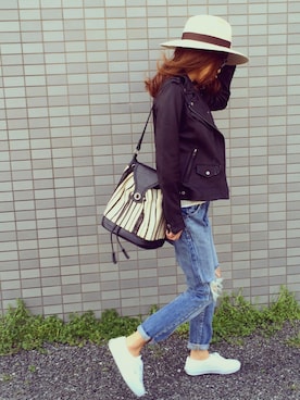 おまゆさん（レディース・156cm）の春コーディネート