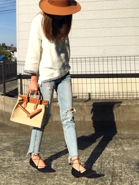 おまゆさん（レディース・156cm）の春コーディネート