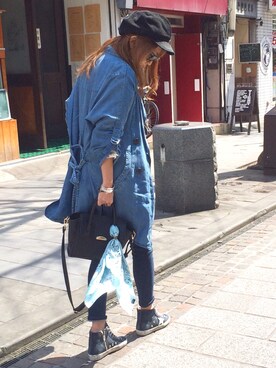 おまゆさん（レディース・156cm）の春コーディネート