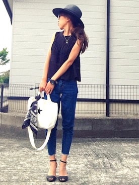 おまゆさん（レディース・156cm）の夏コーディネート