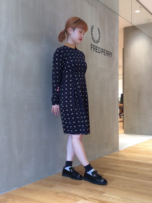 Fred Perry ペイズリー柄ワンピース Arkiva Gov Al