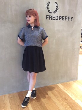 FRED PERRY（フレッドペリー）のスカートを使った人気ファッション