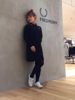 AIKO.I is wearing Fred Perry "Fred Perry Reissue Dress"
