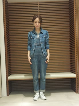 「A.P.C.（アーペーセー）のアイテム（ジャケット/アウター）」を使った、rumi yamaneさん（レディース・161cm）の冬コーディネート