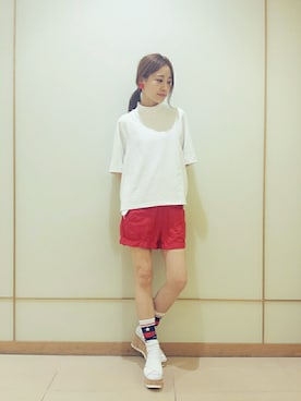 「ACNE（アクネ）のアイテム」を使った、rumi yamaneさん（レディース・162cm）の春コーディネート