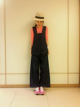 「RBS」｜「アイテム（帽子）」を使った、rumi yamaneさん（レディース・162cm）の春コーディネート