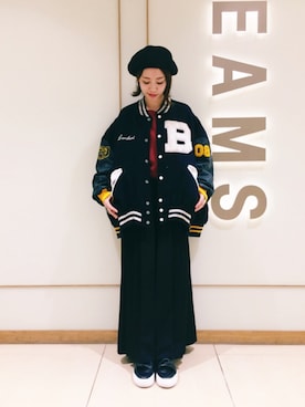 「77circa（ナナナナサーカ）のアイテム」を使った、rumi yamaneさん（レディース・162cm）の秋コーディネート